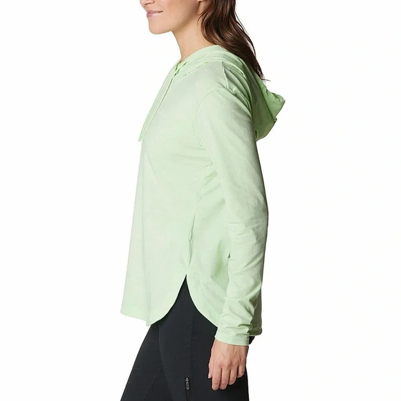 NWT Columbia Women’s Sun Trek Hooded Pullover in Key West Heather S - Picture 3 of 9